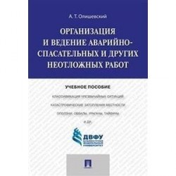 Организация и ведение аварийно-спасательных и других неотложных работ. Учебное пособие