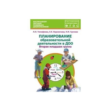 План образовательной деятельности в младшей группе