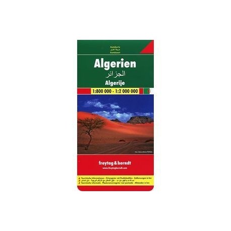 Алжир. Карта. Algeria, Algerien 1:800000-1:2000000