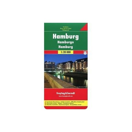 Гамбург. Карта / Hamburg. Stadtplan