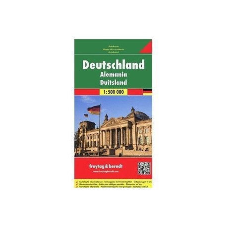 Германия. Карта /  Germany. Deutschland.