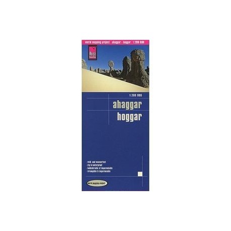 Ахаггар. Карта /  Ahaggar. Hoggar