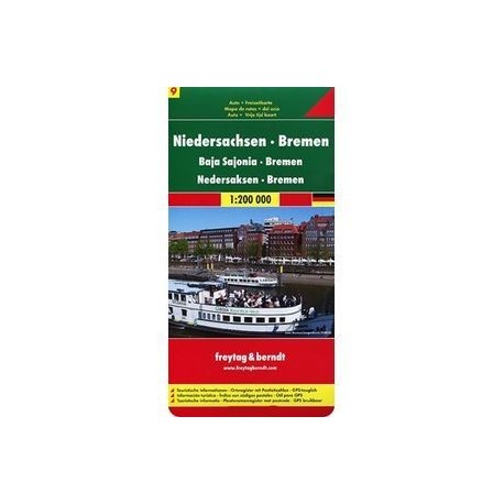 Саксония нижняя и Бремен. Карта 1:200 000