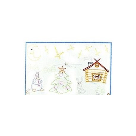 Раскраска настенная 'Времена года. Зима' (НР-0001)