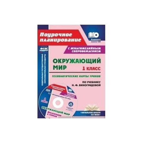 Окружающий мир. 1 класс. Технологические карты уроков по учебнику Н.Ф. Виноградовой. Презентации к урокам в