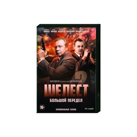 Шелест 2. Большой передел. (16 серий). DVD