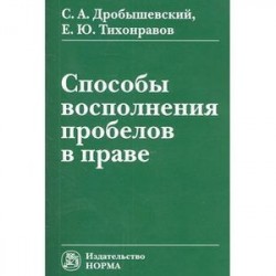 Способы восполнения пробелов в праве: Монография