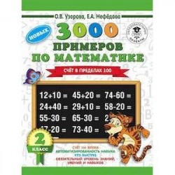 Математика. 2 класс. Счет в пределах 100. 3000 примеров