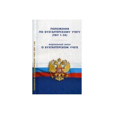 Положения по бухгалтерскому учету (ПБУ 1-24, ФСБУ 25). Федеральный закон 'О бухгалтерском учете'