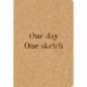 Скетчбук.One day, one sketch (обложка крафт) (Арте)