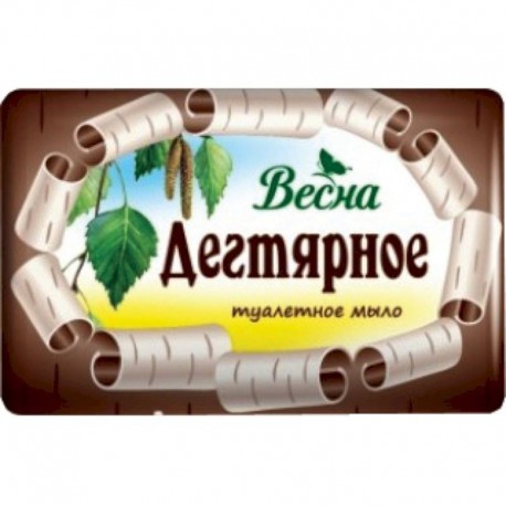 Мыло туалетное 'Дегтярное'. 90 гр