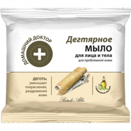 Мыло для лица и тела 'Дегтярное', 70 г