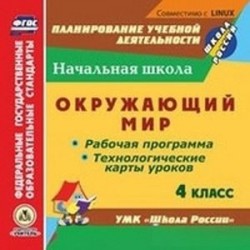 CD-ROM. Окружающий мир. 4 класс. Рабочая программа и технологические карты уроков по УМК 'Школа России'