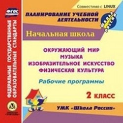 CD-ROM. Окружающий мир. Музыка. Изобразительное искусство. Физическая культура. Рабочие программы. 2 класс. УМК 'Школа