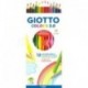 Набор карандашей 12 цветов  GIOTTO COLORS