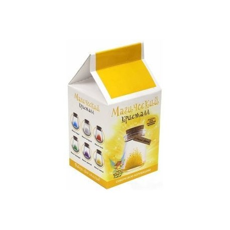 Набор для выращивания кристалла. Магический кристалл. Магия света. Желтый (m6)