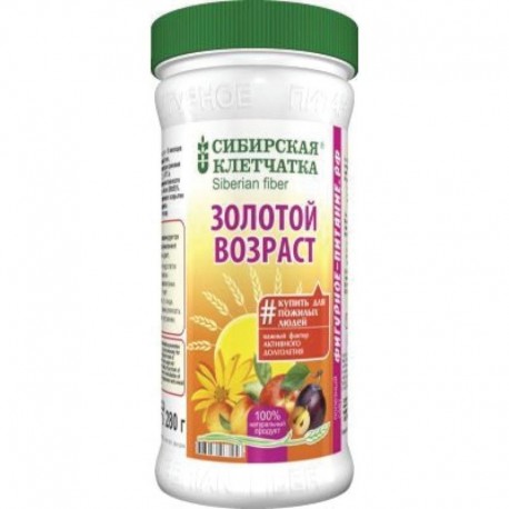 Сибирская клетчатка' Золотой возраст 55+ 280г