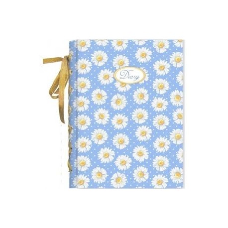 Ежедневник с декоративной лентой. Ромашки