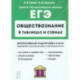 ЕГЭ. Обществознание в таблицах и схемах. Интенсивная подготовка