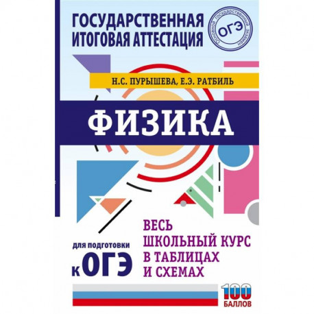 ОГЭ. Физика. Весь школьный курс в таблицах и схемах для подготовки к основному государственному экзамену