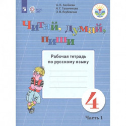 Читай, думай, пиши. Русский язык. 4 класс. Рабочая тетрадь. В 2-х частях. ФГОС ОВЗ