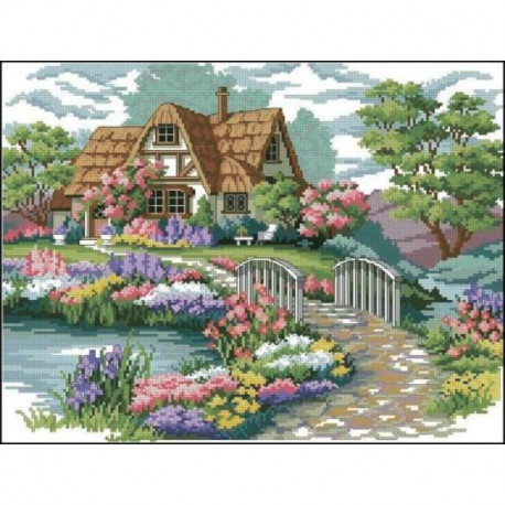 Набор для вышивания крестом № S8023 40х50см