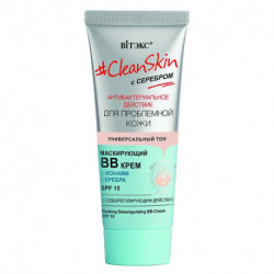Clean Skin с серебром для проблемной кожи Маскирующий BB-крем с себорегулирующим действием SPF15