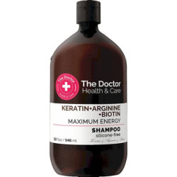 ШампуньThe Doctor Health&Care Keratin + Arginine + Biotin Максимум енергии. 946 мл