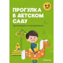 Прогулка в детском саду. Организация и планирование. 4-5 лет