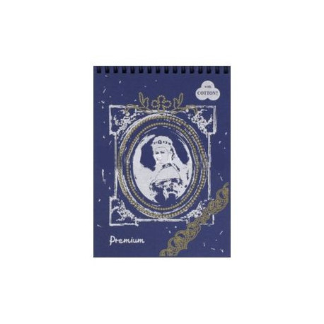 Блокнот 'Premium Night blue. Темно-синий' (30 листов, А5, пружина) (БPr-8369)