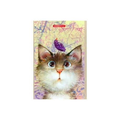 Блокнот Котики, А6, 24 листа, клетка, в ассортименте