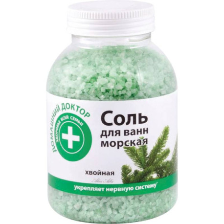 Соль для ванн морская хвойная, 1000 г