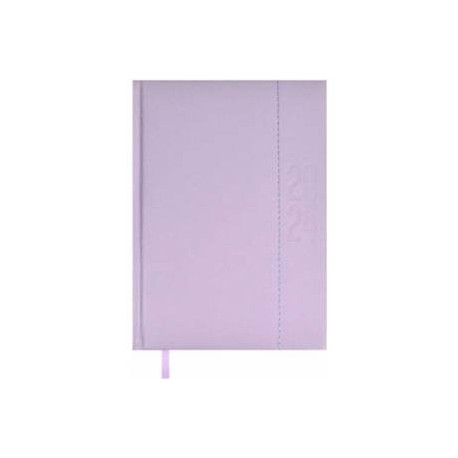 Ежедневник датированный на 2024 год Плонже-эконом, сиреневый, А6+, 176 листов