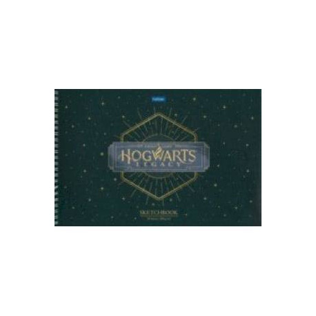Альбом для рисования SketchBook. Hogwarts Legacy, 20 листов, черная бумага