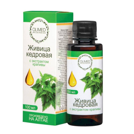 Бальзам Живица кедровая 5% с экстрактом крапивы,100 мл