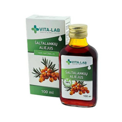 VITA LAB Масло облепиховое 100% натуральное, 100 мл (230 мг каротиноидов)