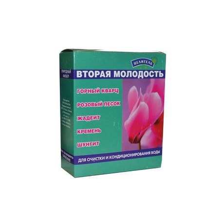 Активатор воды  'Вторая молодость' (кварц, аргилит,  жадеит, кремний,  шунгит). 380г