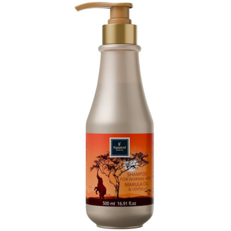 Famirel Marula Oil Шампунь для нормальных волос с маслом марулы и центеллой, 500 мл