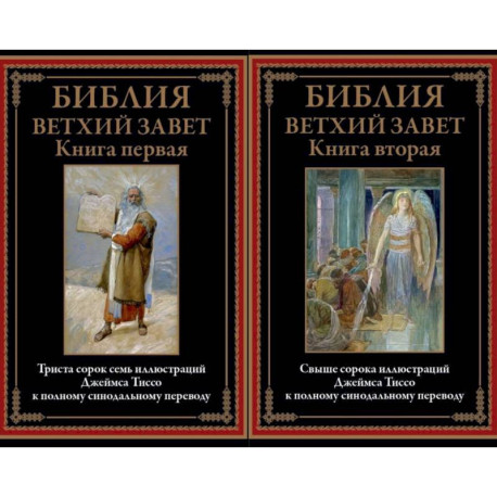 Библия Ветхий Завет. Книга первая и вторая
