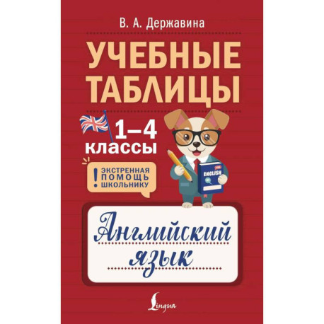 Учебные таблицы. Английский язык. 1-4 классы