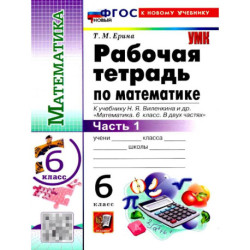 Математика 6 класс. Рабочая тетрадь. Часть 1