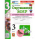 Окружающий мир. 3 класс. Проверочные работы к учебнику А. А. Плешакова