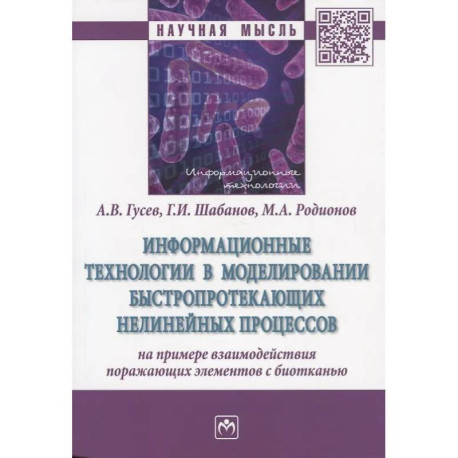 Информационные технологии в моделировании быстропротекающих нелинейных процессов