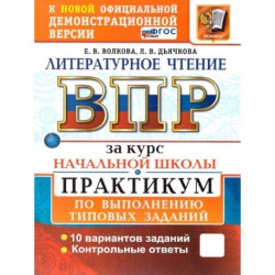ВПР Литературное чтение. Практикум. Курс начальной школы