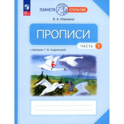 Прописи 1 класс ч1 к 'Букварю' Андриановой