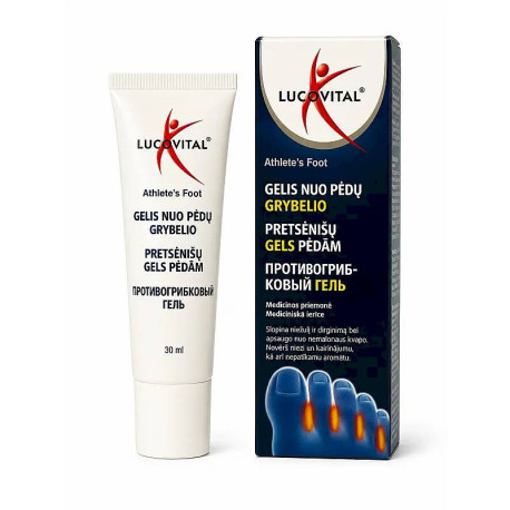 Гель против грибка стопы Lucovital Athlete’s Foot, 30 мл