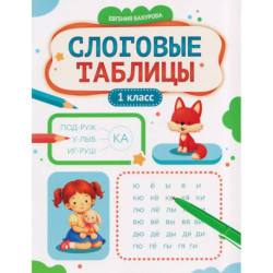 Слоговые таблицы. 1 класс