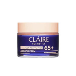 Дневной крем для лица с коллагеном 65+ Claire Cosmetics, 50 мл