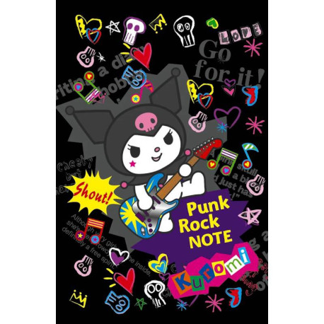 Kuromi. Punk Rock Note