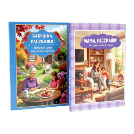 Мама, расскажи. Бабушка, расскажи. История семьи (комплект из 2-х книг)